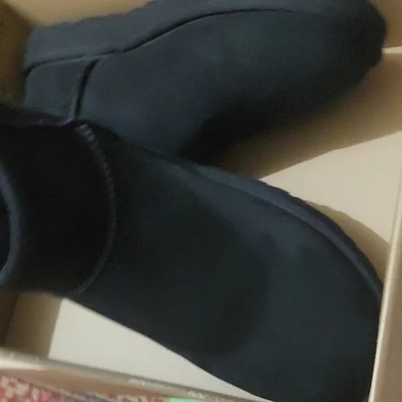 UGG Classic Black Suede Boots - Picture 6 of 7
